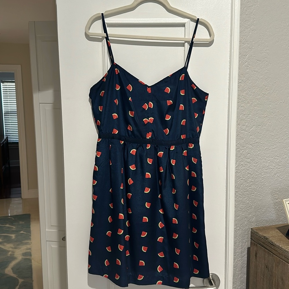 J. Crew watermelon dress.